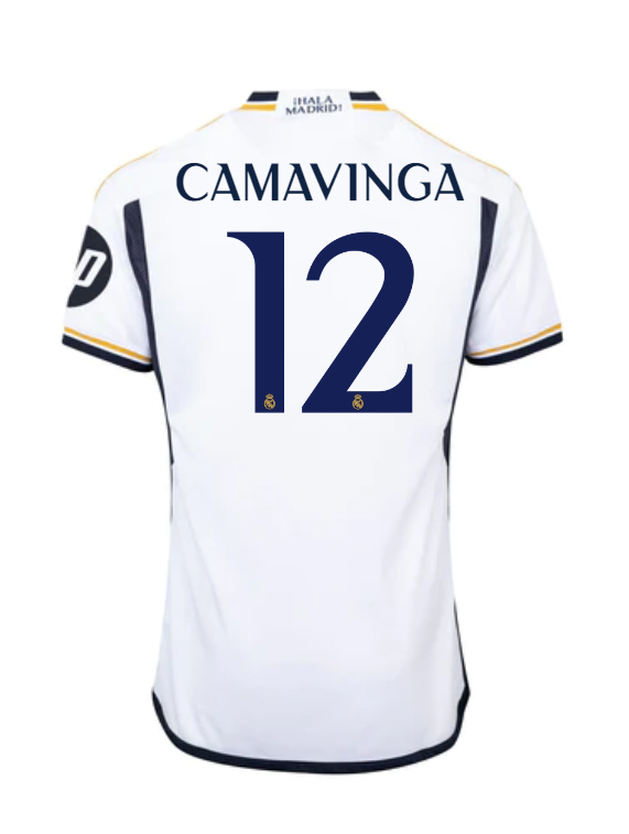 23-24 Real Madrid Camavinga 12 Home Jersey