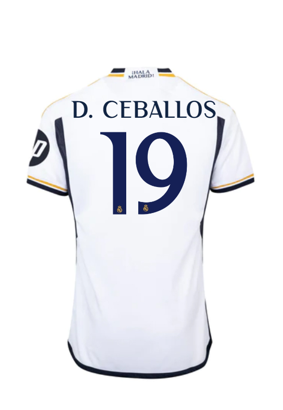 23-24 Real Madrid D. Ceballos 19 Home Jersey
