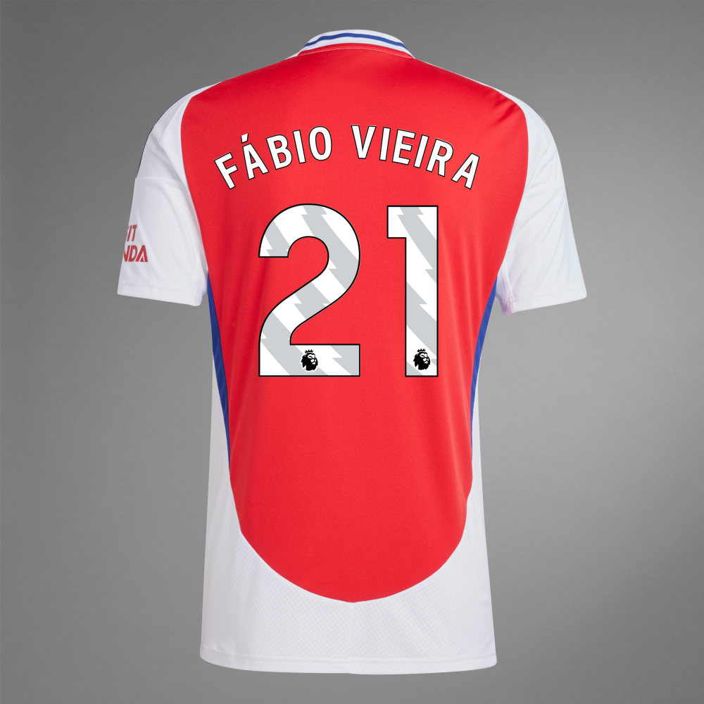 24-25 Arsenal Home FÁBIO VIEIRA 21 Soccer Jersey