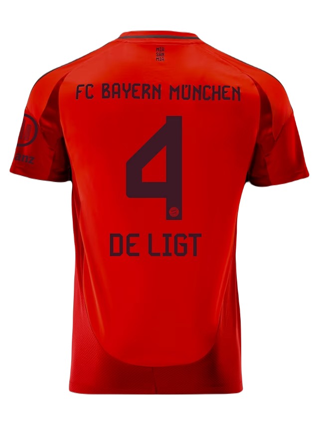 24-25 Bayern Munich de Ligt 4 Home Jersey