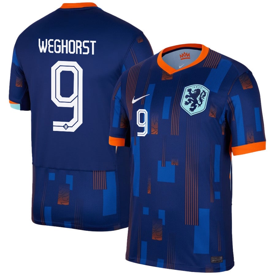 2024 Netherlands Weghorst 9 Away Jersey