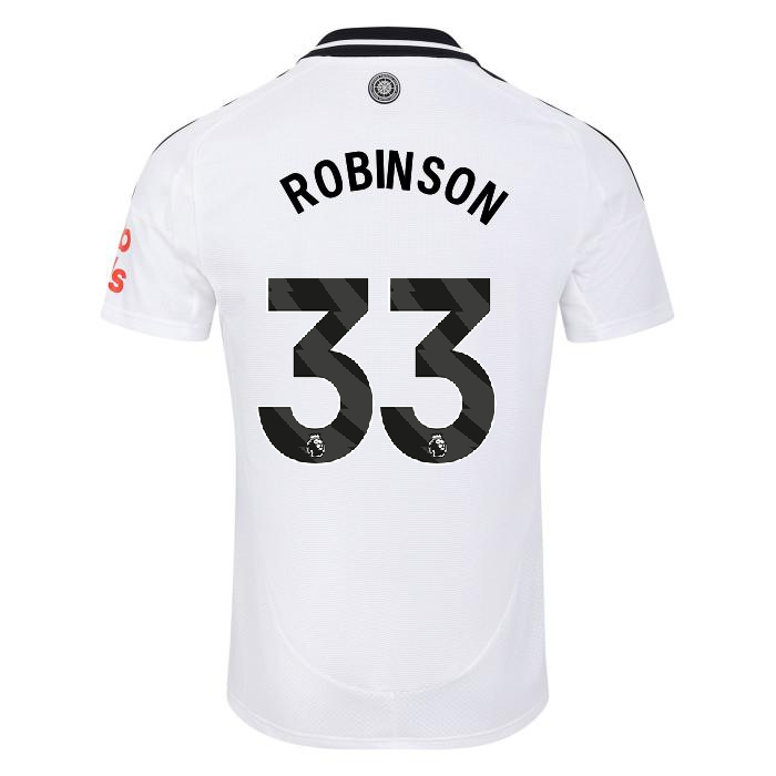 Fulham Home ROBINSON 33 Jersey 24-25