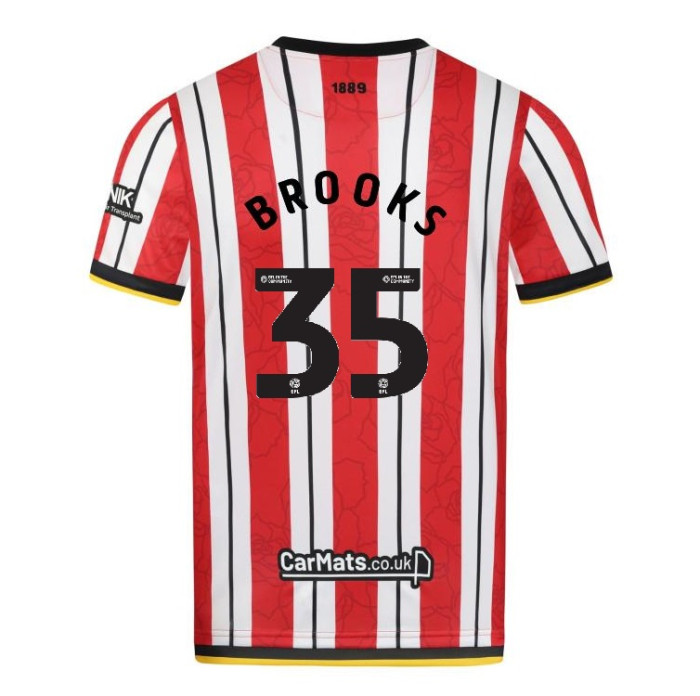 Sheffield United Home BROOKS 35 Jersey 24-25