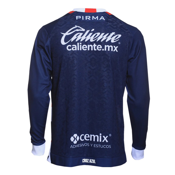 Cruz Azul Away Long Sleeve Goalkeeper Jersey Navy 24-25