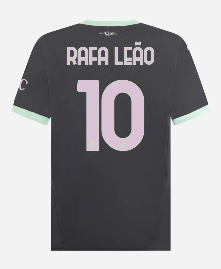 AC Milan Third Rafa 10 Leão Serie A Jersey 24-25