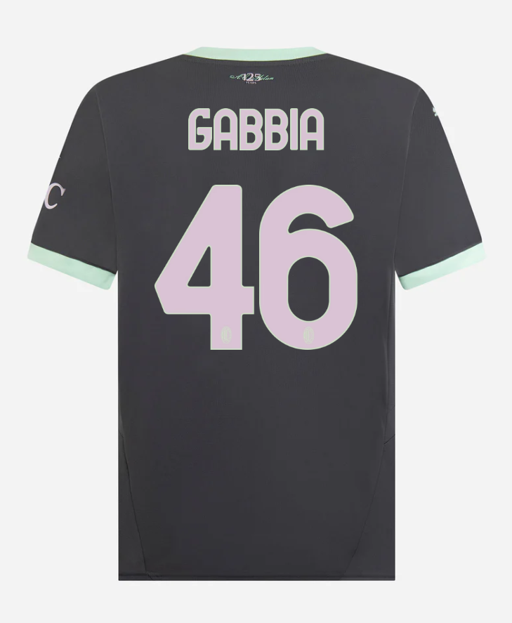 AC Milan Third GABBIA 46 Serie A Jersey 24-25