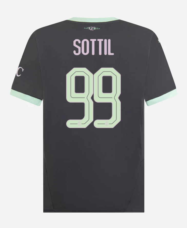 AC Milan Third Sottil 99 Champions League Jersey 24-25