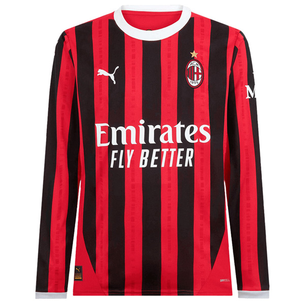 AC Milan Home Long Sleeve Jersey 24-25