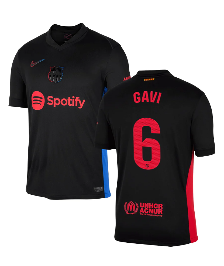 24-25 Barcelona Away GAVI 6 LaLiga Jersey