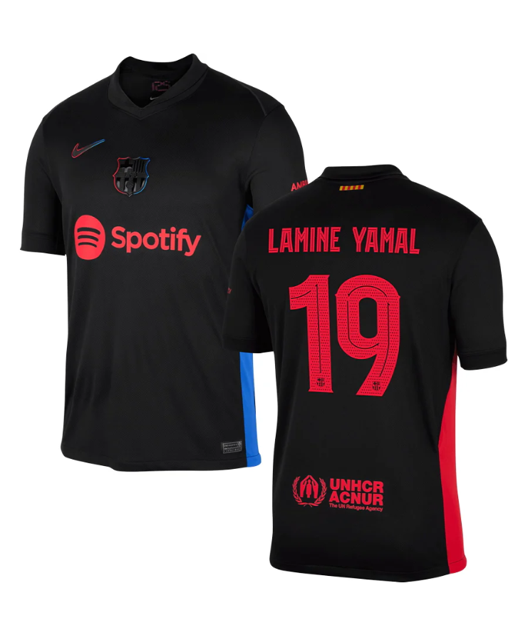 24-25 Barcelona Away LEWANDOWSKI 9 Champions League Jersey