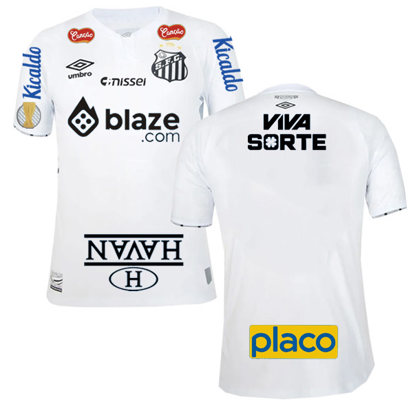 Santos FC Home Campeonato Paulista Jersey 24-25 (Full Sponsor)