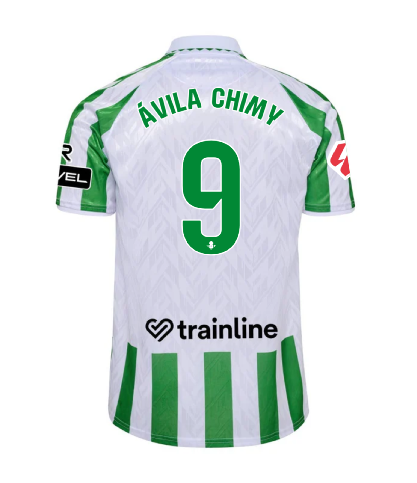 Real Betis Home ÁVILA CHIMY 9 Jersey 24-25