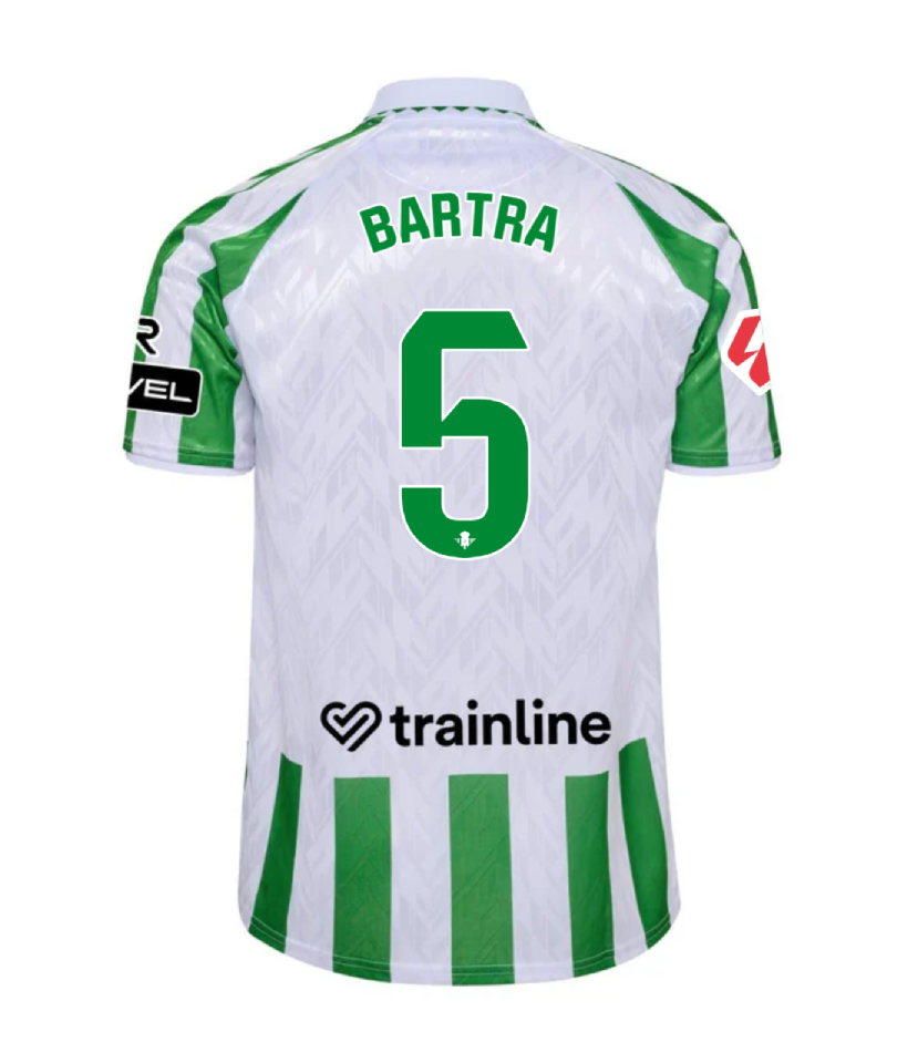 Real Betis Home BARTRA 5 Jersey 24-25