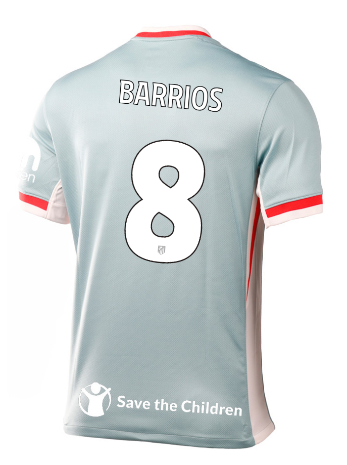 Atletico Madrid Away BARRIOS 8 Champions League Jersey 24-25