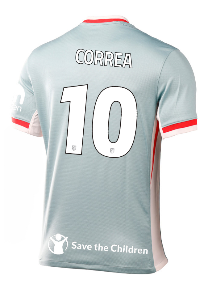 Atletico Madrid Away CORREA 10 Champions League Jersey 24-25