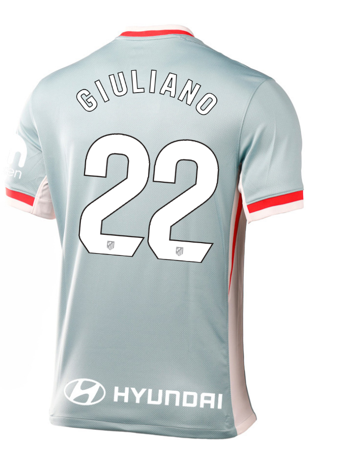 Atletico Madrid Away GIULIANO 22 Laliga Jersey 24-25