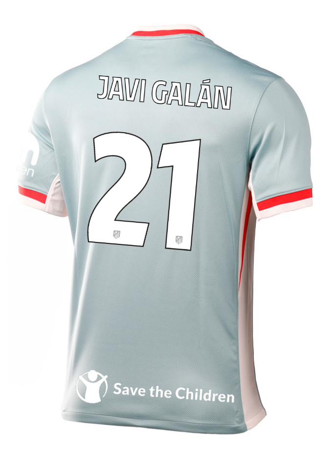 Atletico Madrid Away JAVI GALÁN 21 Champions League Jersey 24-25