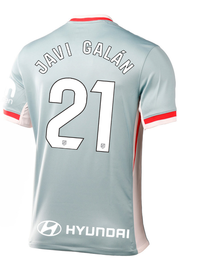 Atletico Madrid Away JAVI GALÁN 21 Laliga Jersey 24-25