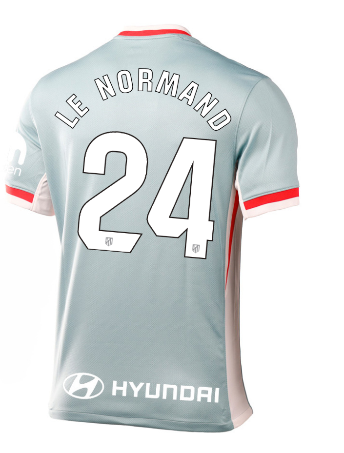 Atletico Madrid Away LE NORMAND 24 Laliga Jersey 24-25