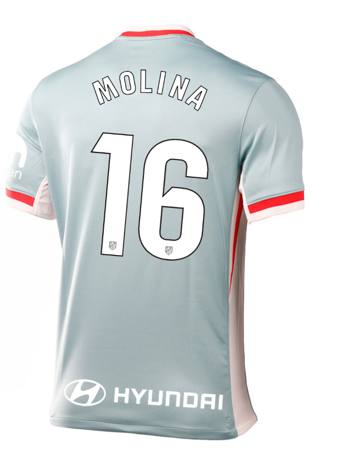 Atletico Madrid Away MOLINA 16 Laliga Jersey 24-25