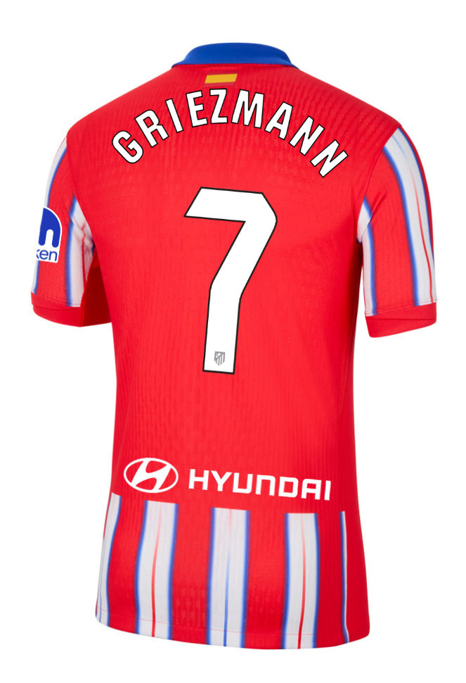 Atletico Madrid Home GRIEZMANN 7 Laliga Jersey 24-25