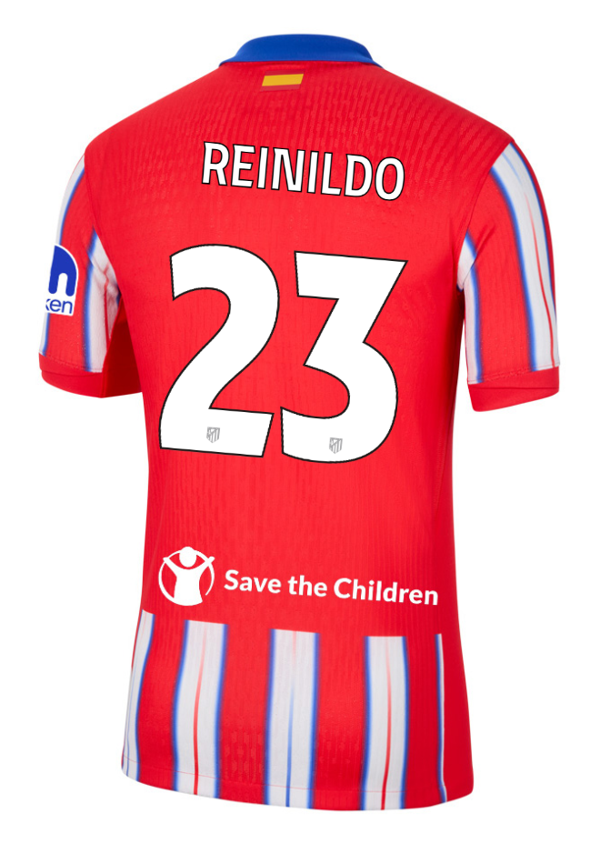 Atletico Madrid Home REINILDO 23 Champions League Jersey 24-25