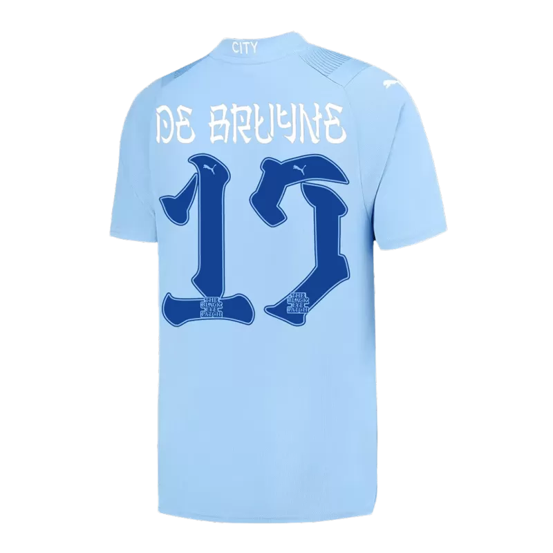 Manchester City Japanese Tour DE BRUYNE 17 Home Jersey 23-24