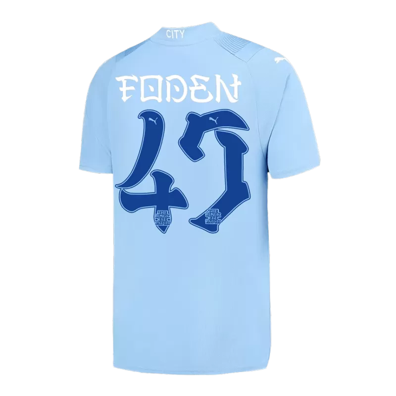Manchester City Japanese Tour FODEN 47 Home Jersey 23-24