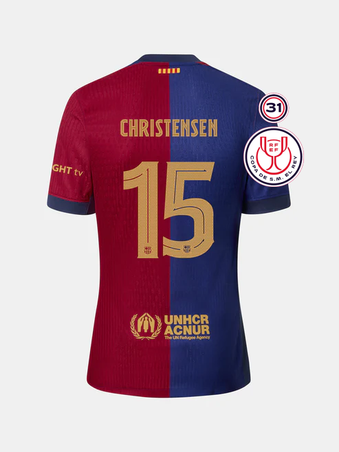Barcelona Copa Del Rey Final CHRISTENSEN 15 Jersey 24-25