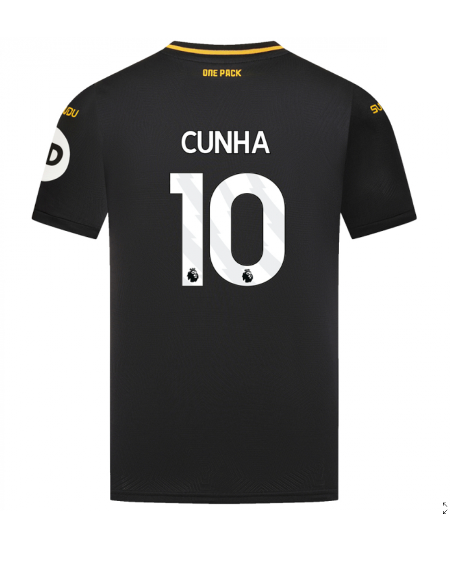 Wolverhampton Wanderers Away CUNHA 10 Jersey 24-25