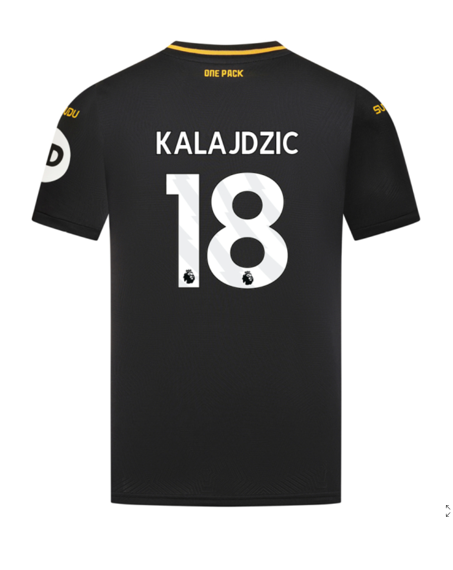 Wolverhampton Wanderers Away KALAJDZIC 18 Jersey 24-25