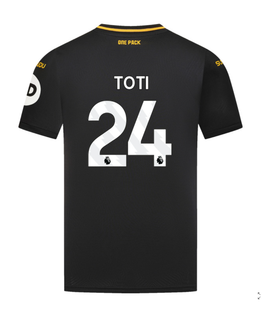 Wolverhampton Wanderers Away TOTI 24 Jersey 24-25