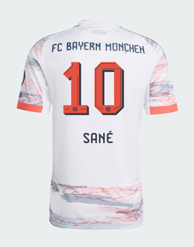 Bayern Munich Away Sané 10 Jersey 25-26