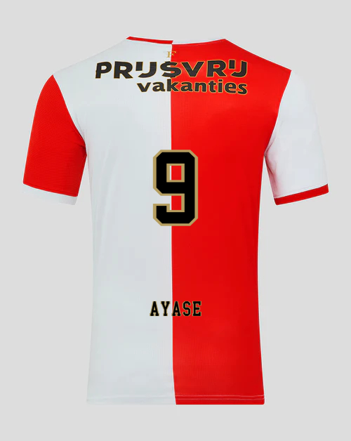 Feyenoord Home AYASE 9 Jersey 25-26