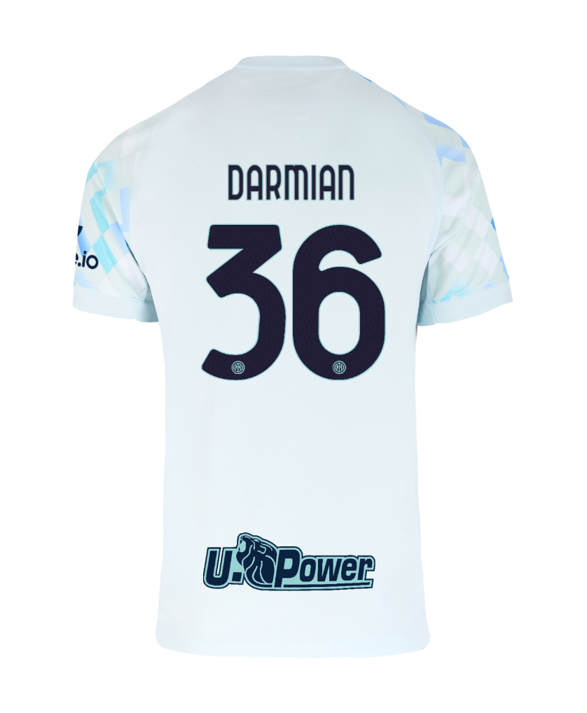 Inter Milan Away DARMIAN 36 Jersey 25-26