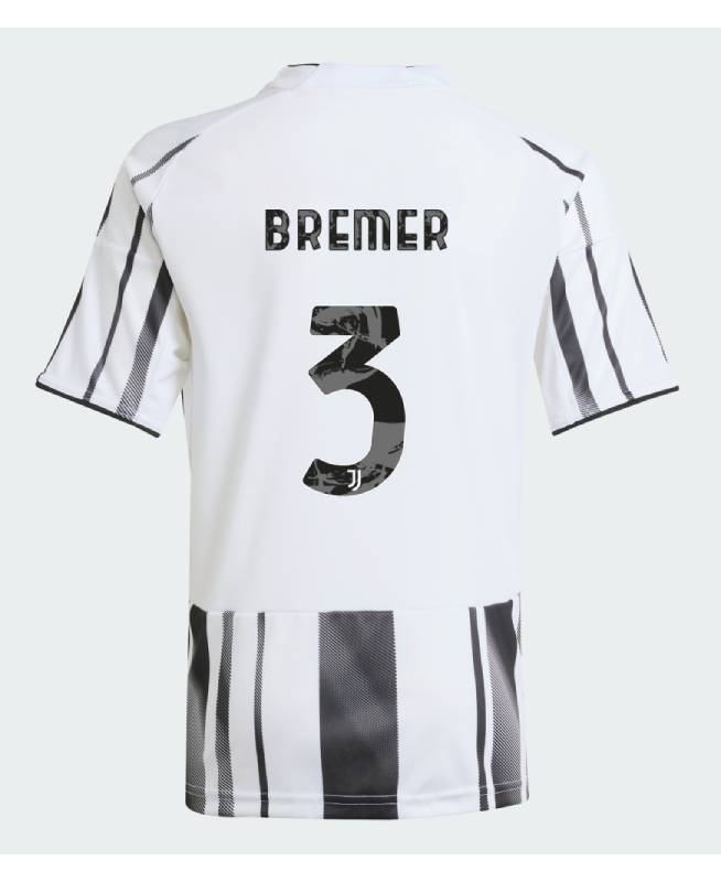 Juventus Home BREMER 3 Jeep Sponsor Jersey 25-26