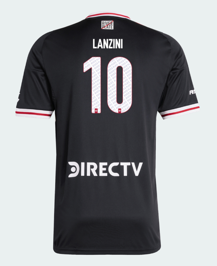 River Plate Away Lanzini 10 Jersey 25-26