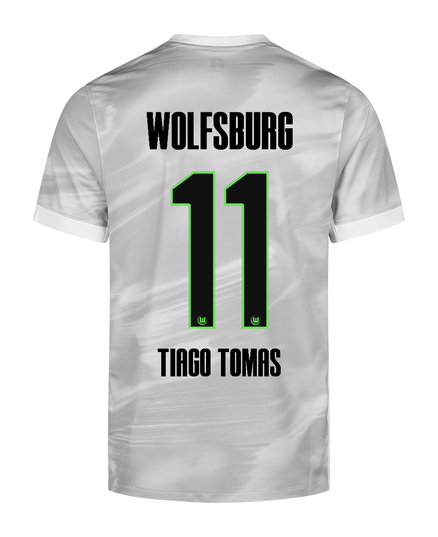 Wolfsburg Away TIAGO TOMAS 11 Jersey 25-26