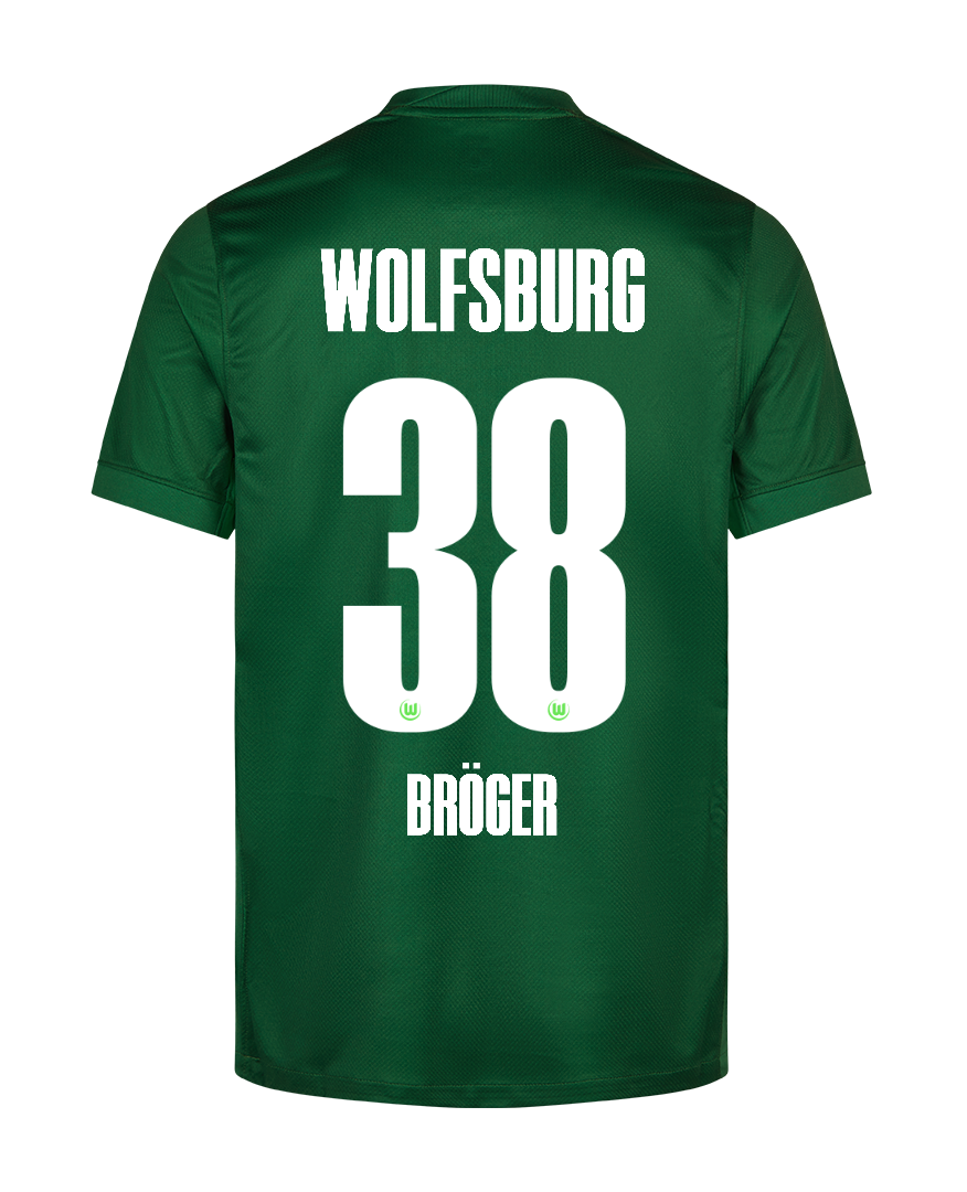 Wolfsburg Home BRÖGER 38 Jersey 25-26