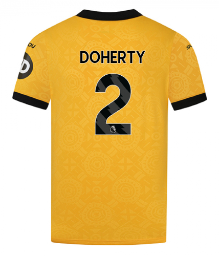 Wolverhampton Wanderers Home DOHERTY 2 Jersey 25-26