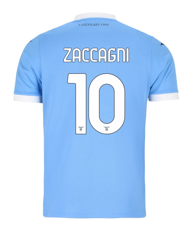 Lazio Home ZACCAGNI 10 Jersey 25-26