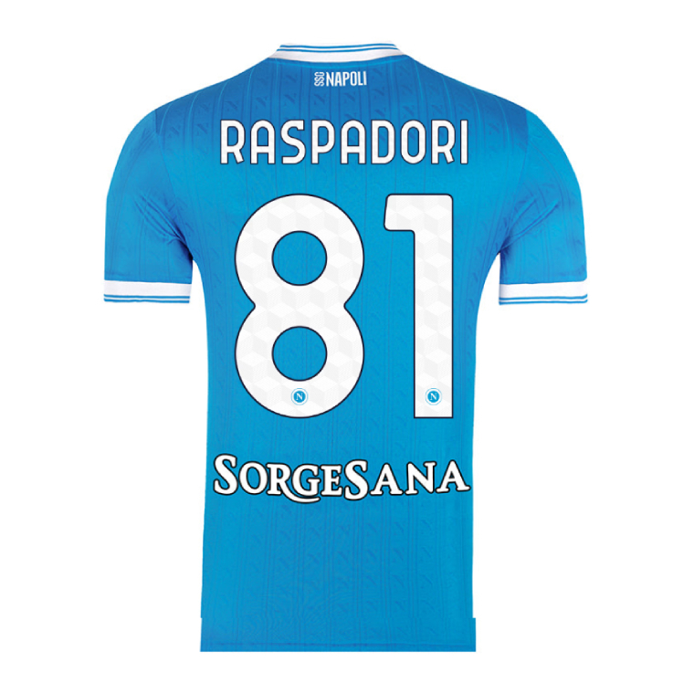 Napoli Home RASPADORI 81 Jersey 25-26