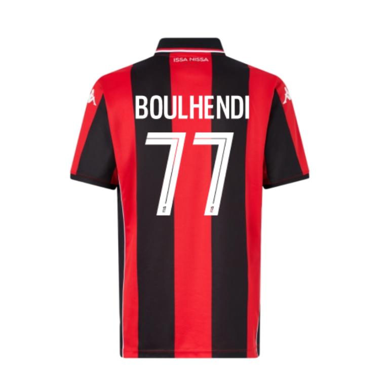 OGC Nice Home BOULHENDI 77 Jersey 25-26