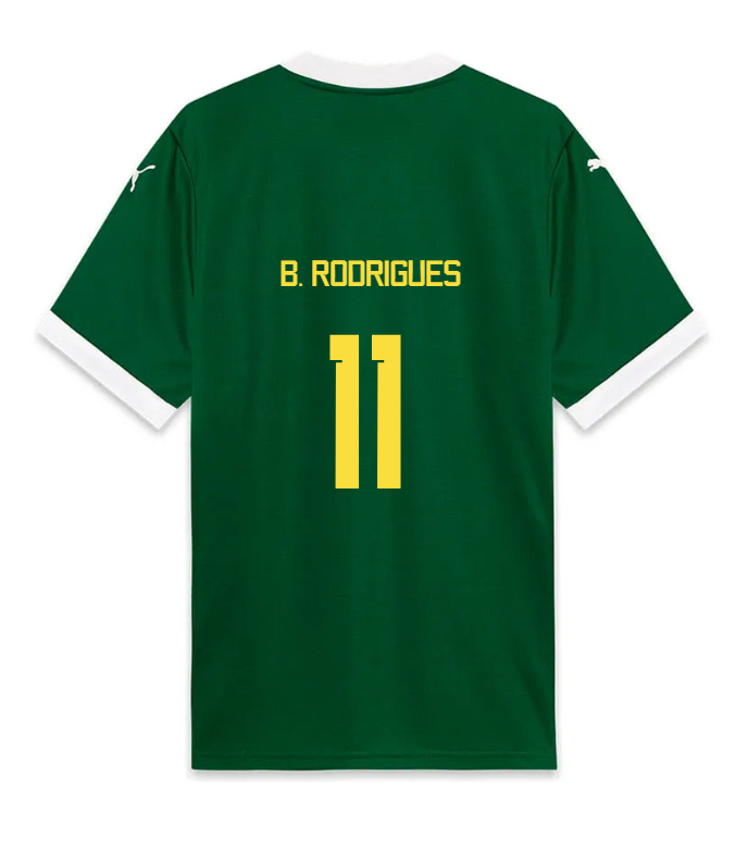 Palmeiras Home B. RODRIGUES 11 Jersey 25-26