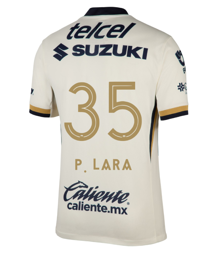 Pumas UNAM Home P. LARA 35 Jersey 25-26