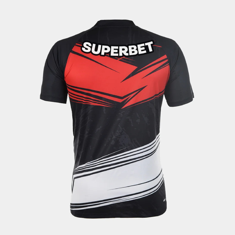 São Paulo Goalkeeper Jersey Black+Red 25-26