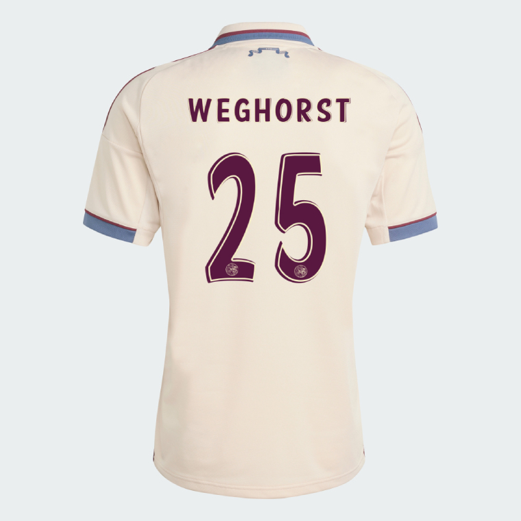 Ajax Third WEGHORST 25 Jersey 25-26
