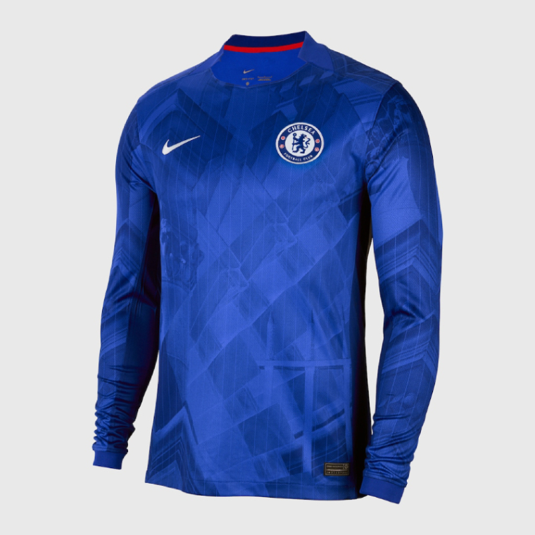 Chelsea Home Long Sleeve Players Jersey 25-26
