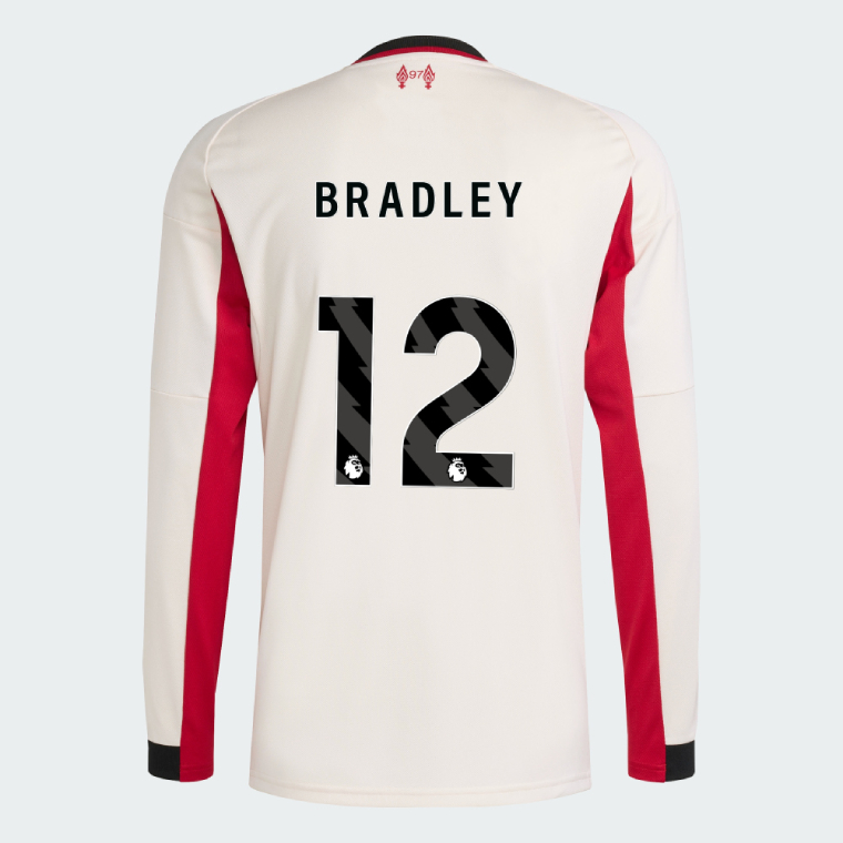 Liverpool Away Long Sleeve BRADLEY 12 Jersey 25-26