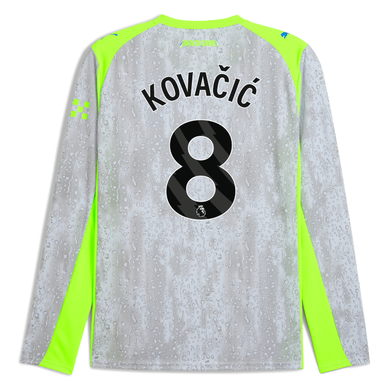 Manchester City Third Long Sleeve KOVAČIĆ 8 Jersey 25-26